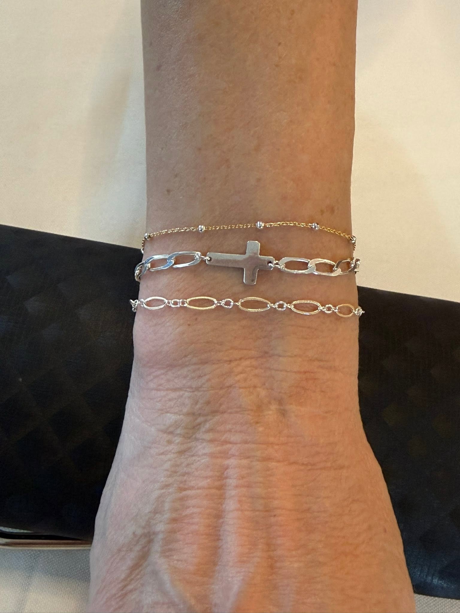 Permanent bracelet stack